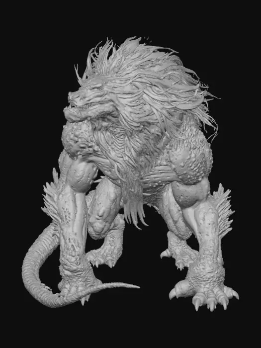 3D model for Thunderbeast's Roar