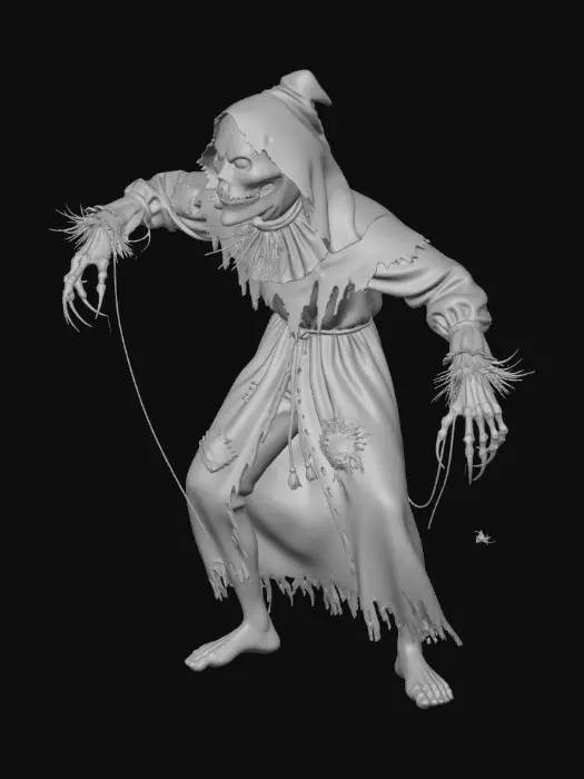3D model for Scarecrow Warden