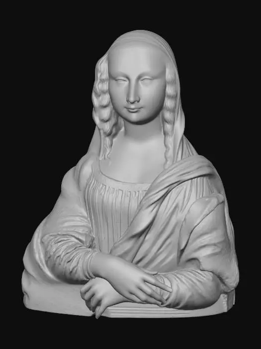 3D model for Mona Lisa