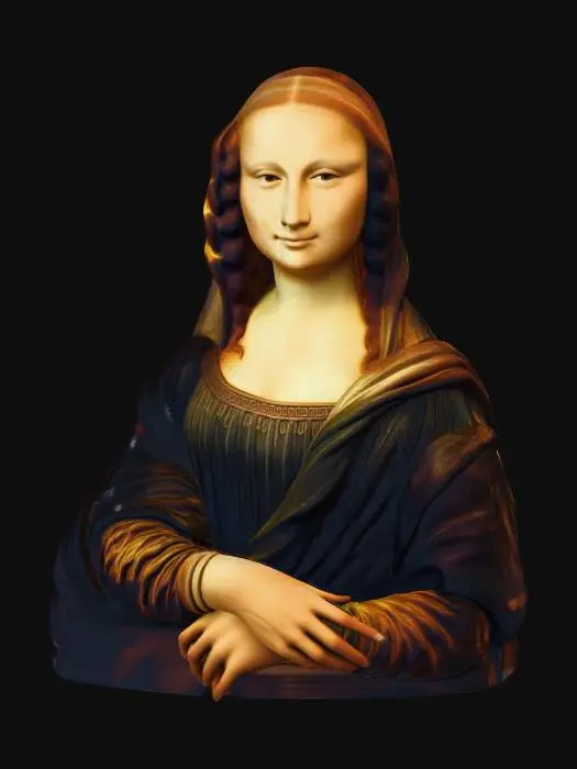 3D model for Mona Lisa