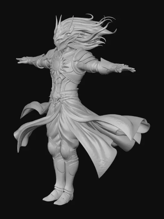 3D model for Solar Warrior Emergence