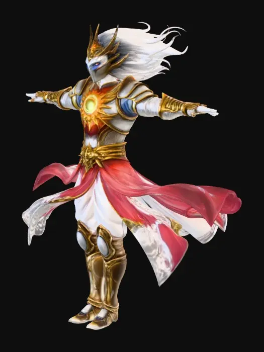 3D model for Solar Warrior Emergence