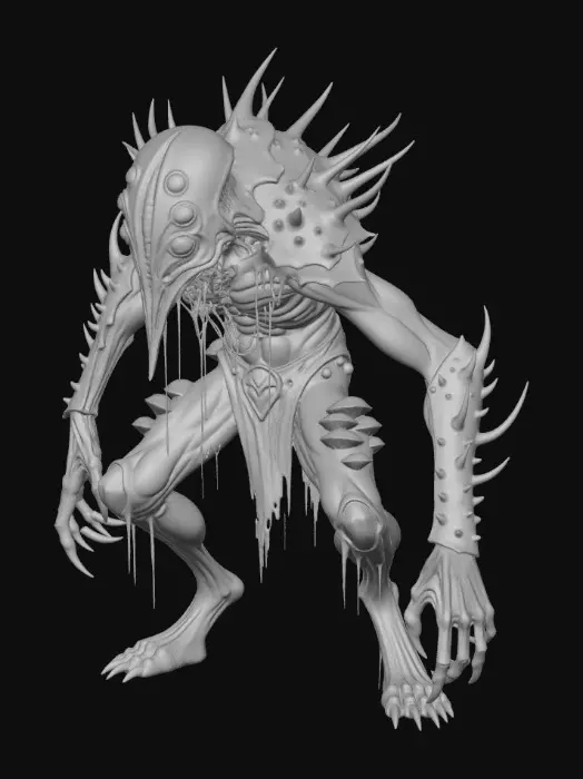 3D model for Cave Dweller