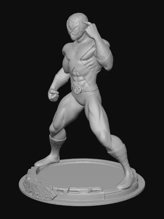 3D model for Webbed Mutant Hero