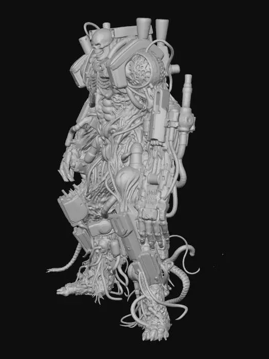 3D model for Techno-Organic Colossus