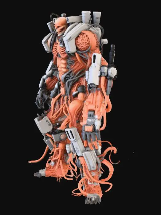 3D model for Techno-Organic Colossus