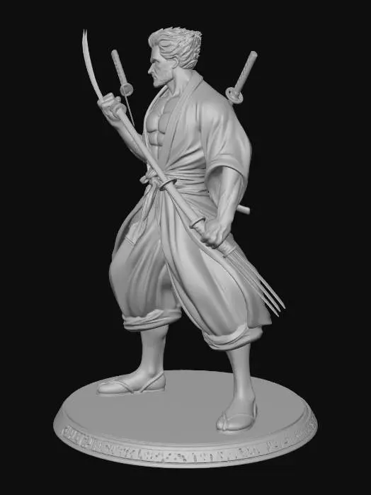 3D model for Samurai Vigilante