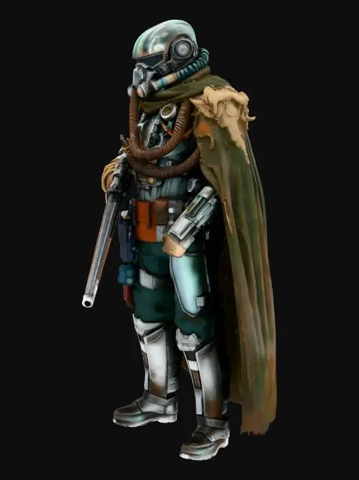 3D model for Wasteland Guardian