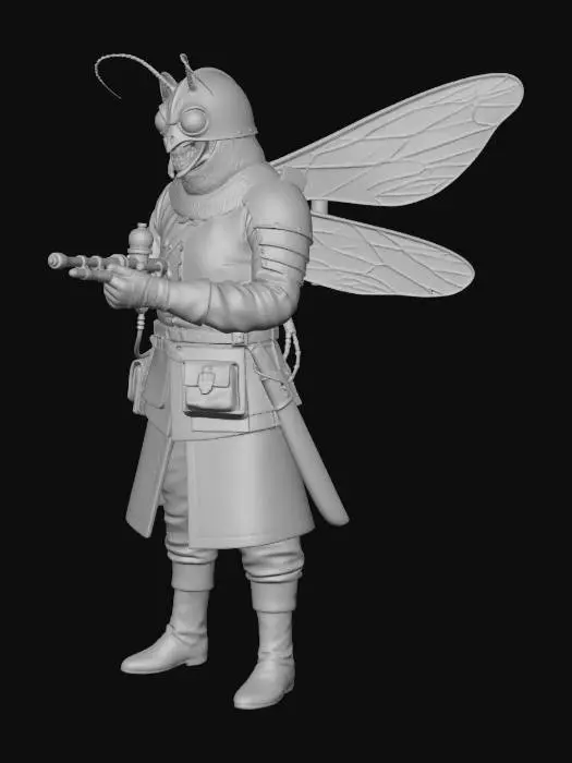 3D model for Inferno Wasp Warrior