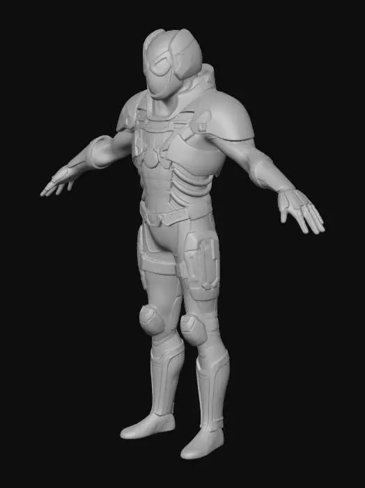 3D model for Armored Arachnid Hero