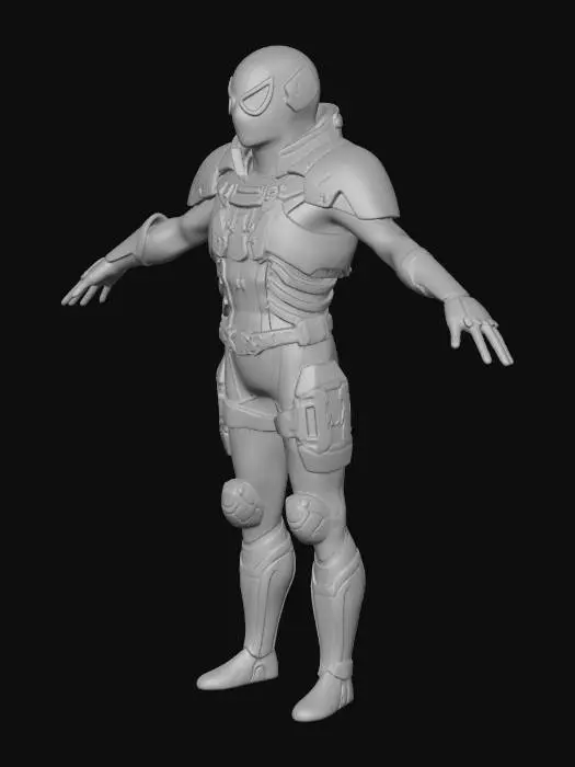 3D model for Armored Arachnid Hero