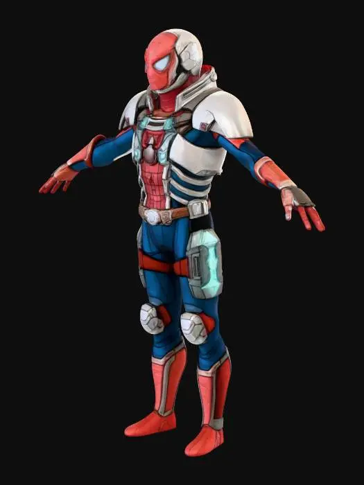 3D model for Armored Arachnid Hero