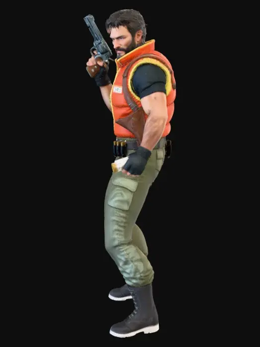 3D model for Barry burton