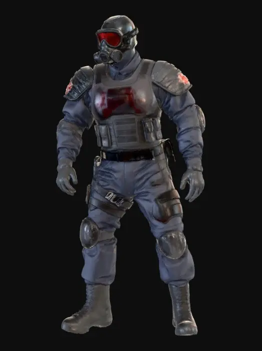 3D model for H.U.N.K.