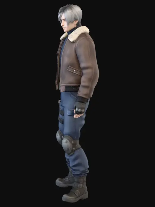 3D model for Leon Kennedy RE4