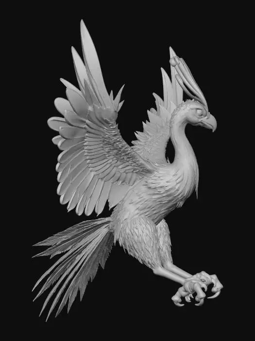 3D model for Radiant Phoenix Ascension