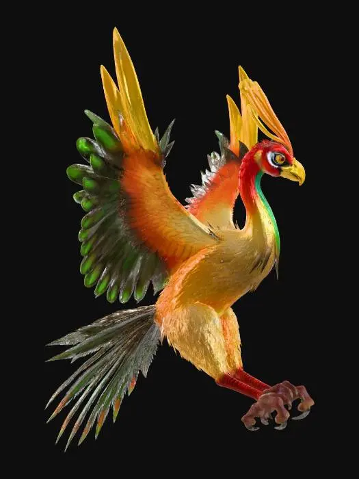 3D model for Radiant Phoenix Ascension