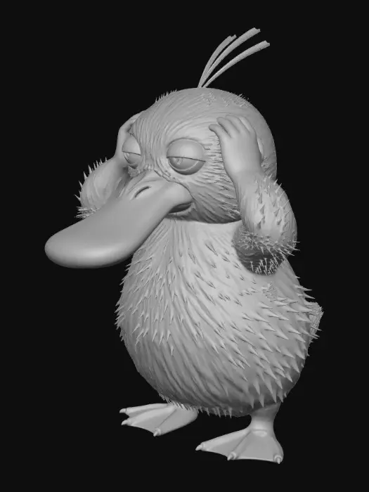 3D model for psyduck