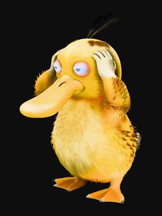 3D model for psyduck