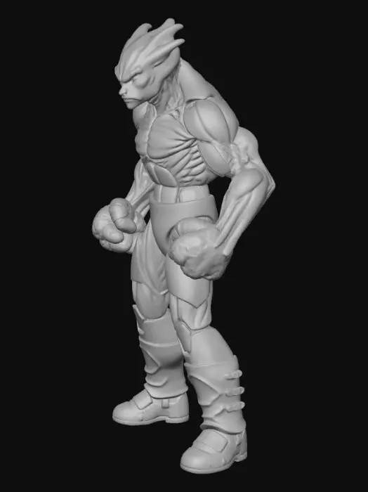 3D model for Hitmonchan