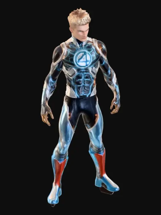 3D model for Human torch