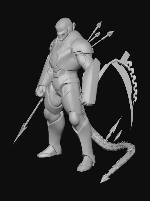3D model for Biohazard Knight