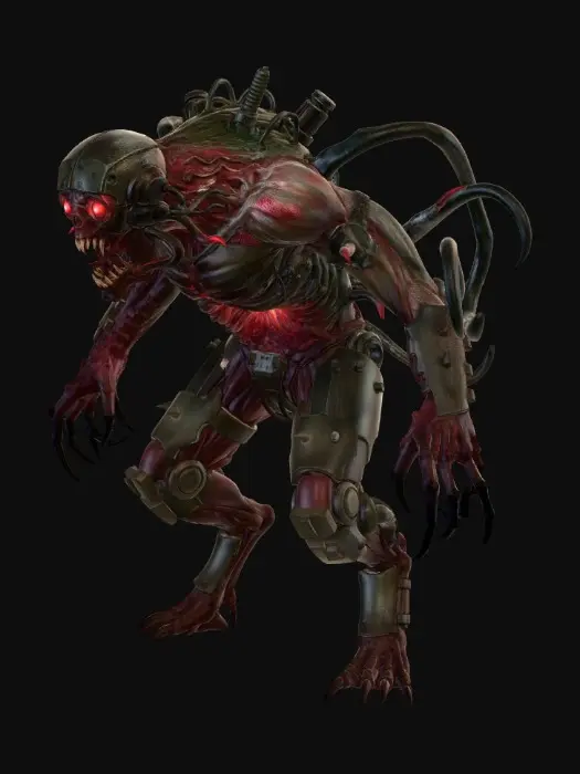 3D model for Crimson Hydra of the Wires
