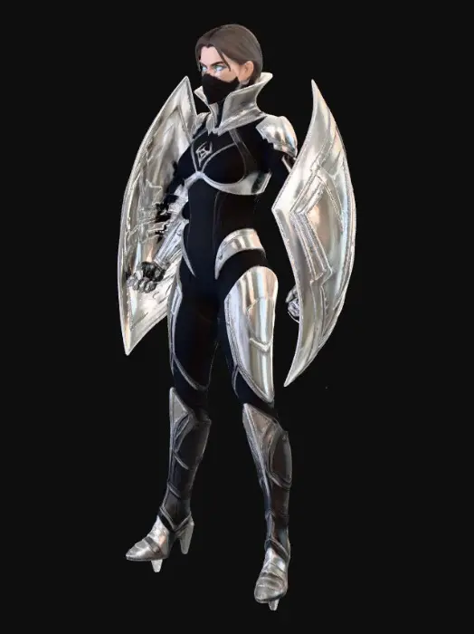 3D model for Shield warrior