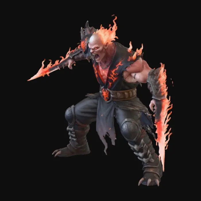 3D model for Netherrealm baraka, #Thanksgiving#