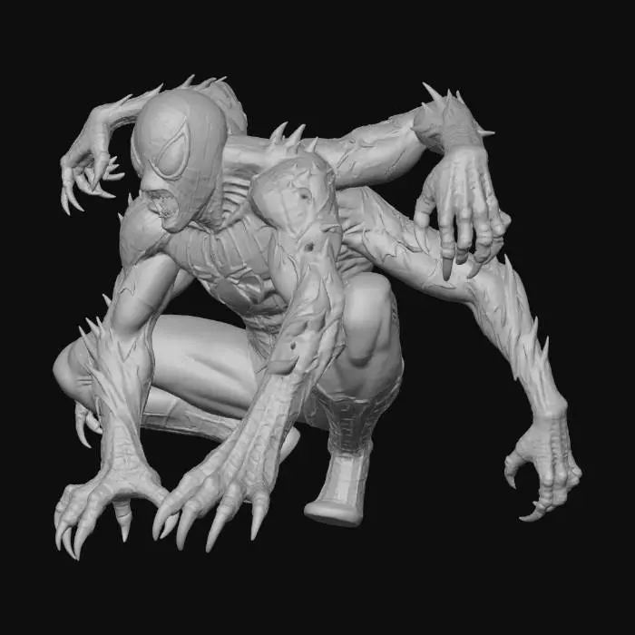 3D model for Spider Mutation Under Moonlight