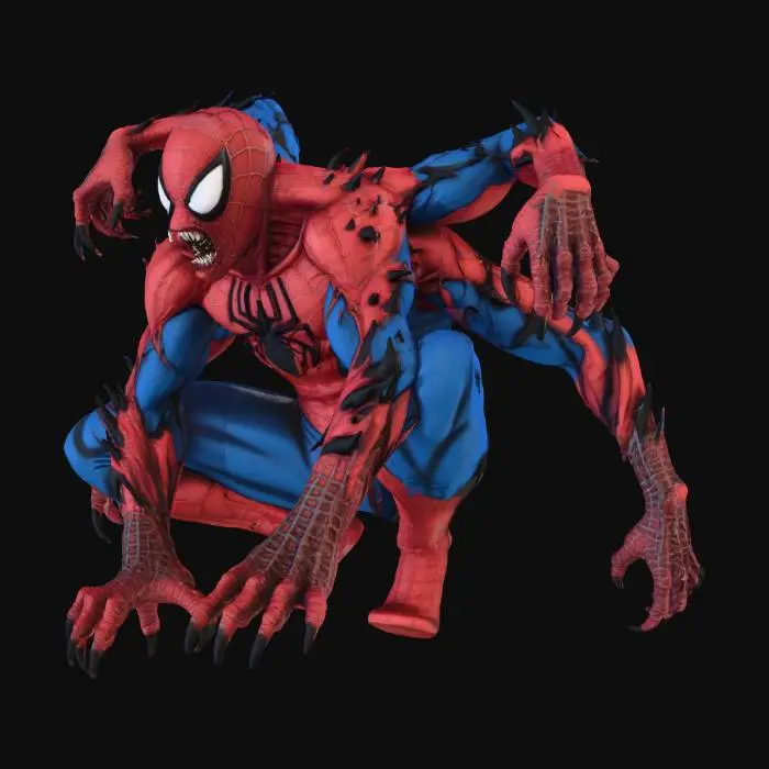 3D model for Spider Mutation Under Moonlight