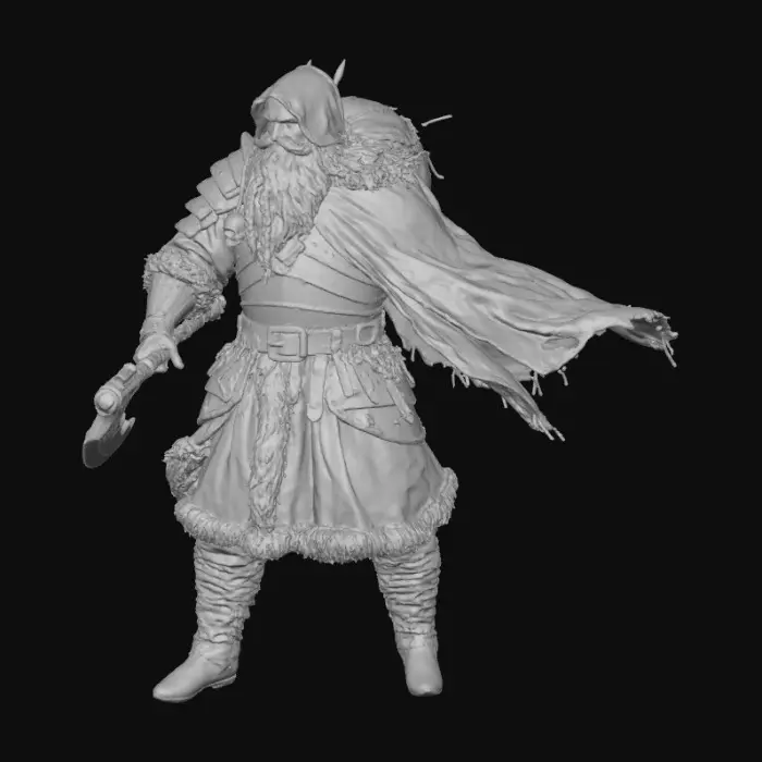 3D model for Winter Warrior Santa, #Christmas2025#