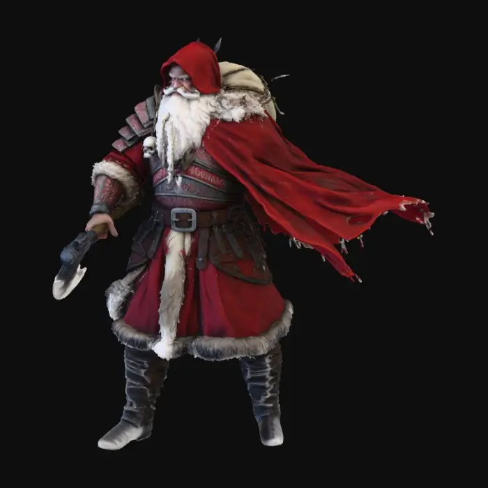 3D model for Winter Warrior Santa, #Christmas2025#