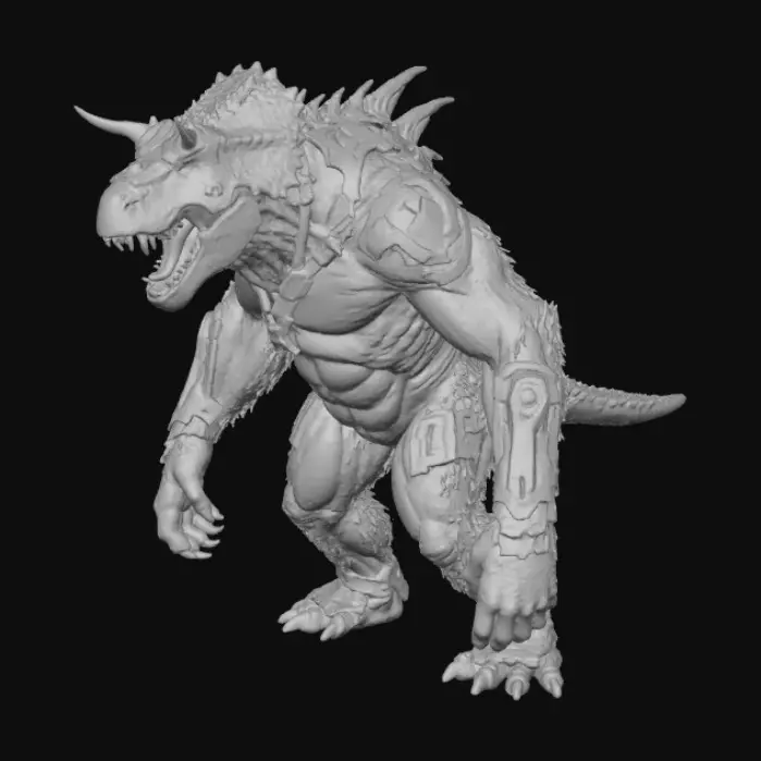3D model for Jurassic Future Warriors