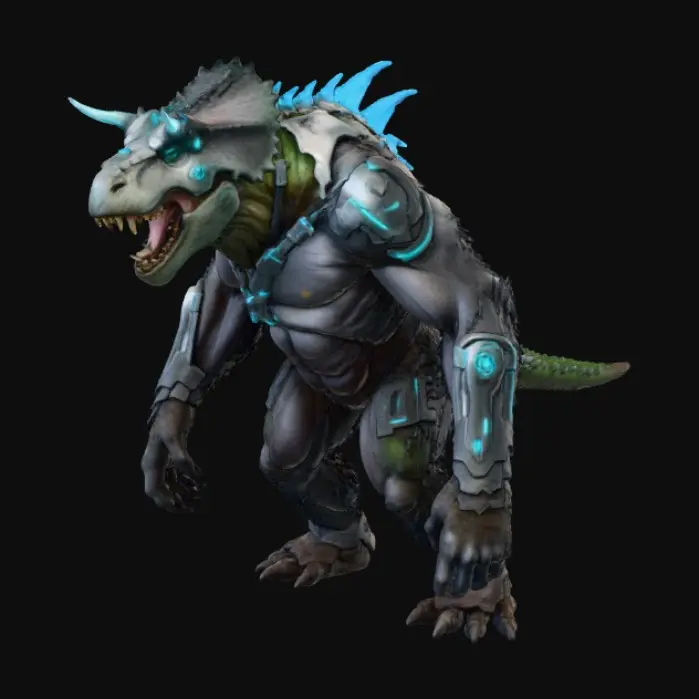3D model for Jurassic Future Warriors