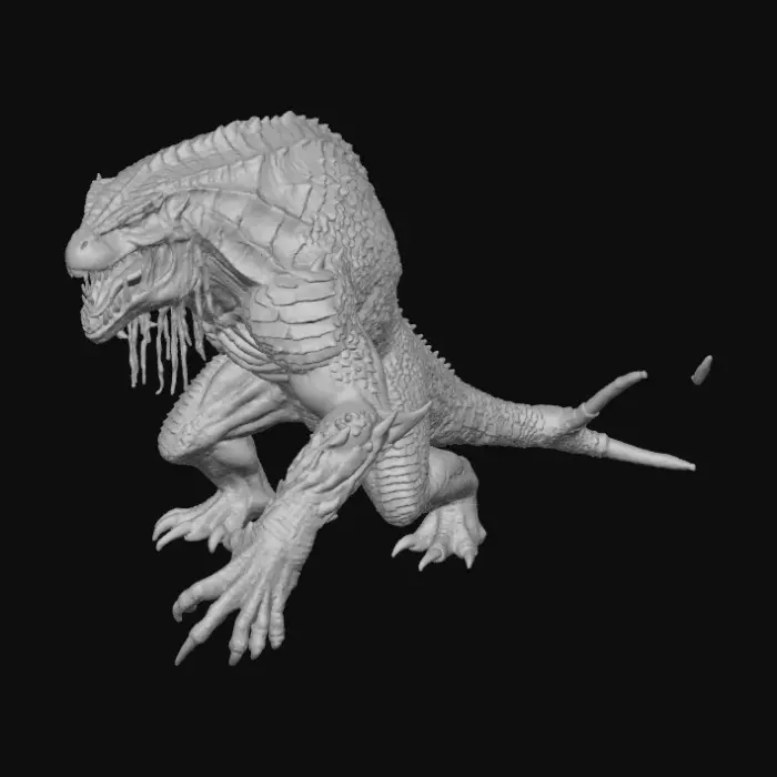 3D model for Scp 682 hard to destroy reptile