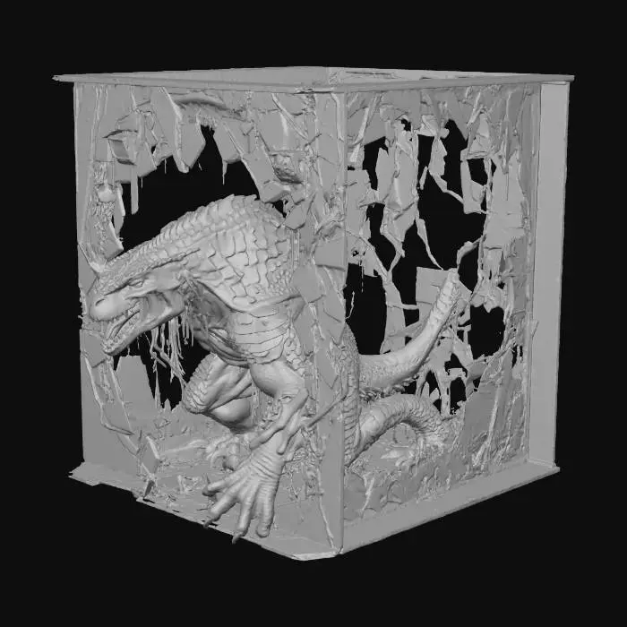 3D model for Scp 682 hard to destroy reptile