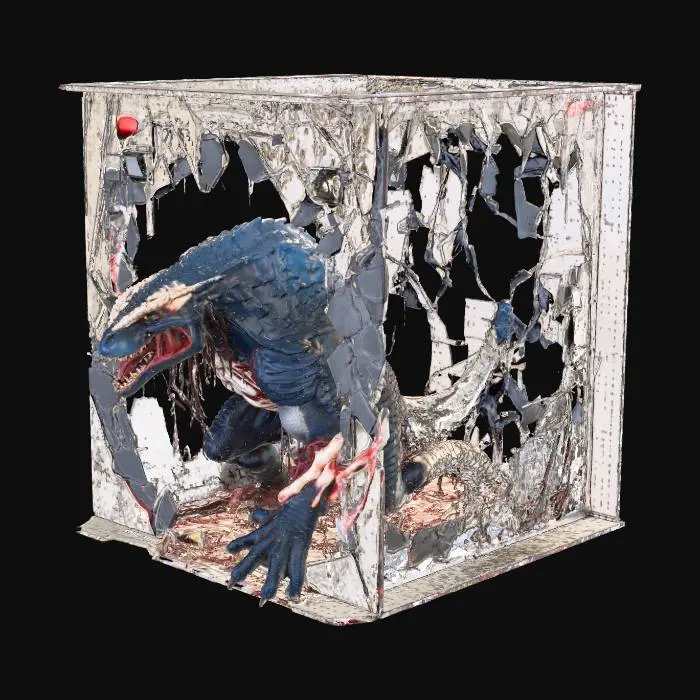 3D model for Scp 682 hard to destroy reptile