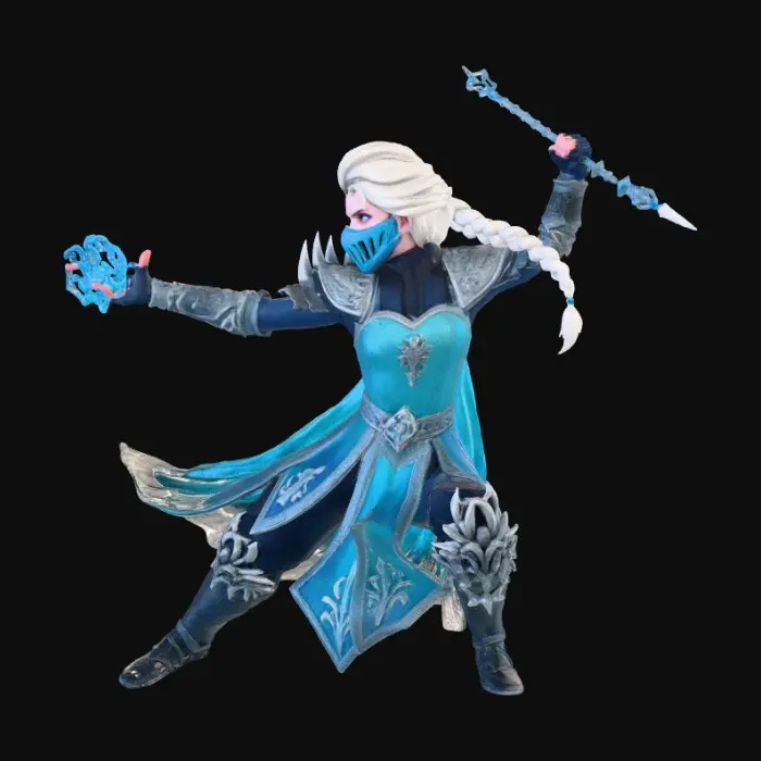 3D model for Elsa kombat