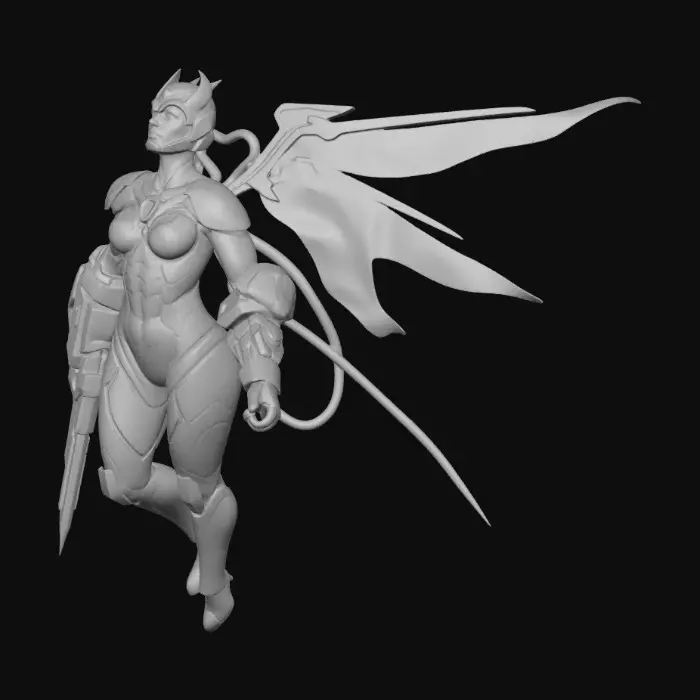 3D model for Cyber Valkyrie Unleashed
