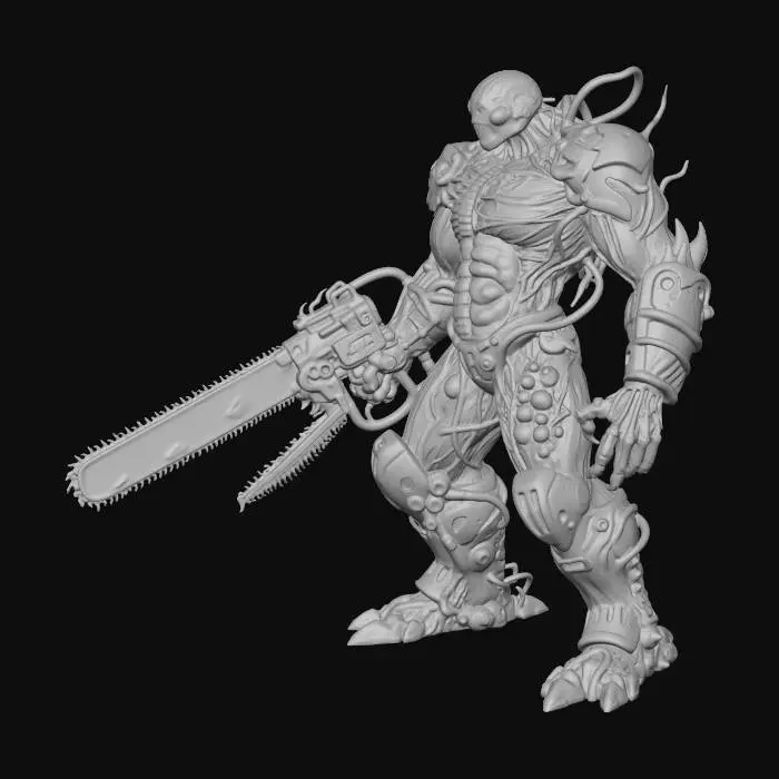 3D model for Cybernetic Horror Titan