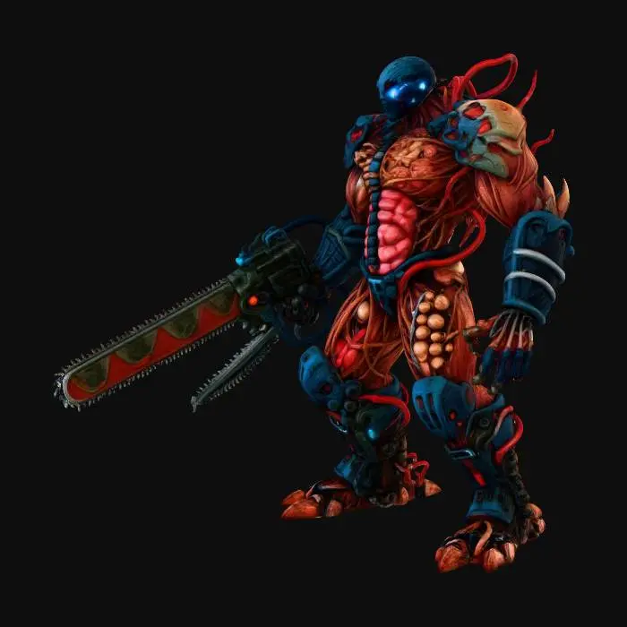 3D model for Cybernetic Horror Titan