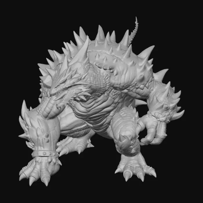 3D model for bowser
