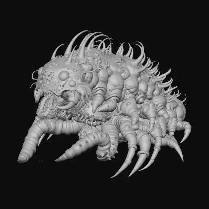 3D model for Cyclopean Horror