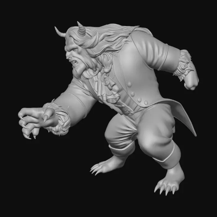3D model for Beastly Elegance