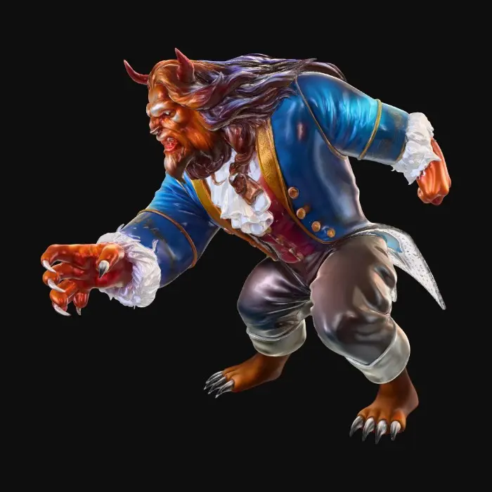 3D model for Beastly Elegance