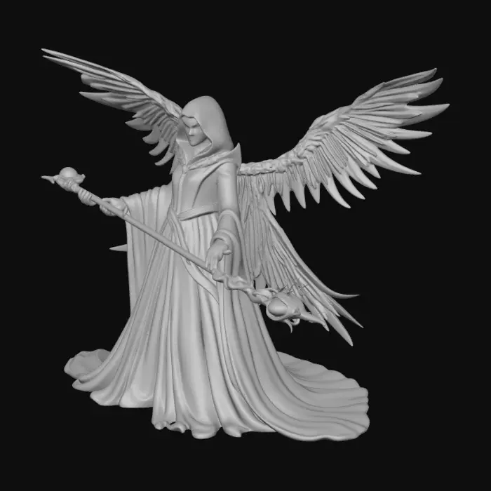 3D model for Scarlet Raven