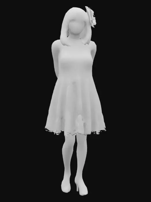 3D model for Glam in Black