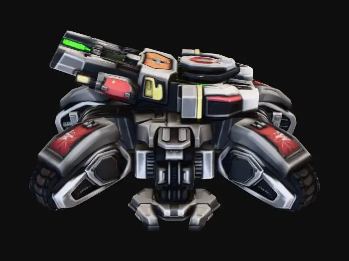 3D model for Siege Unit