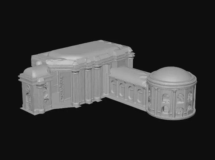 3D model for Lunar Outpost